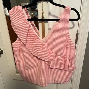 Vineyard Vines seersucker top